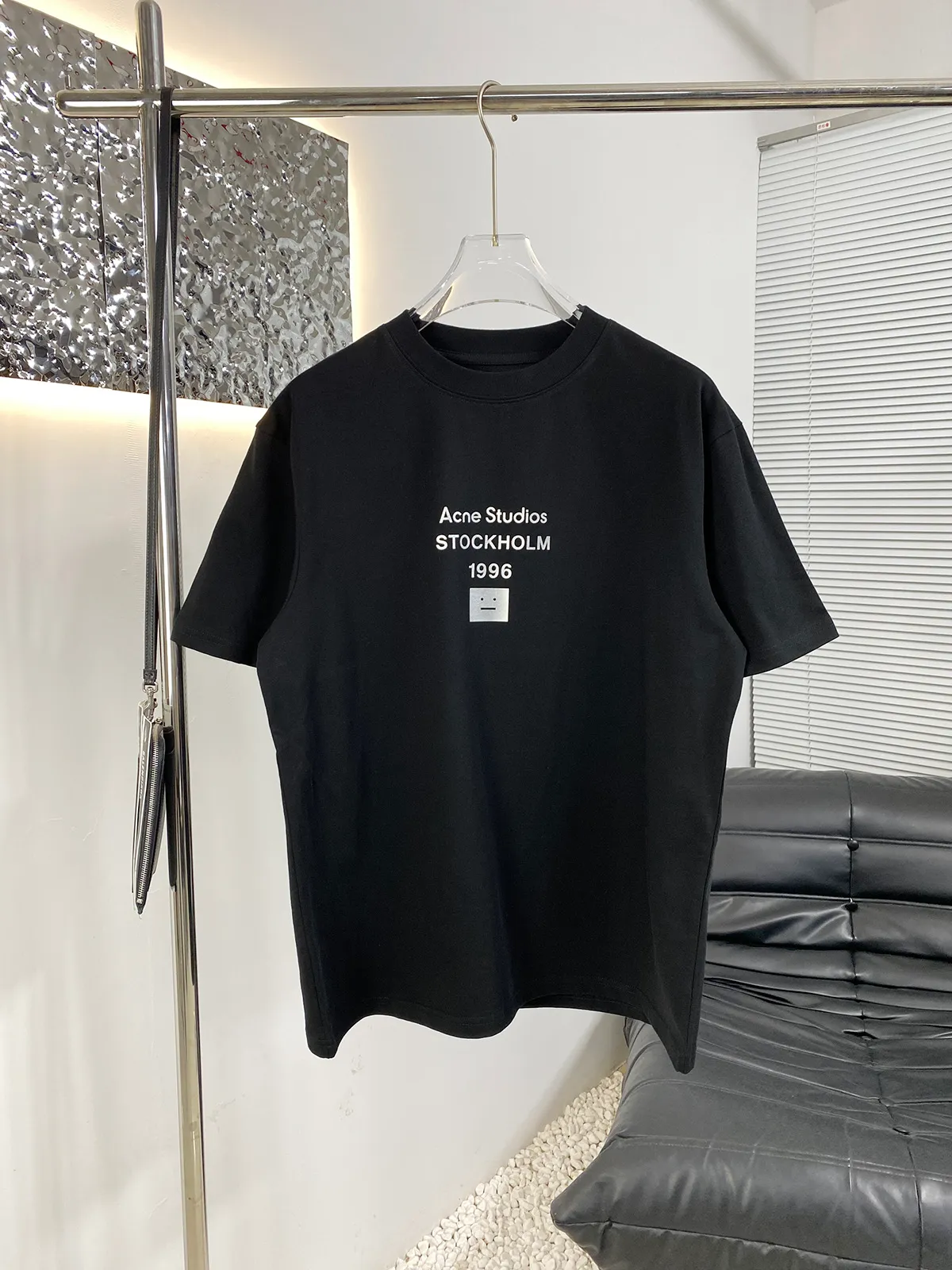 Quality Acne 25ss New Arrival T 100% .Classic Silver ， Same Style🙂‍↔️ Size M-XXL